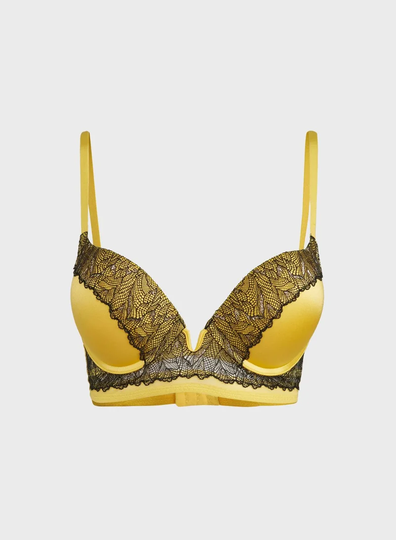 La Senza Double Push Up Plunge Bra