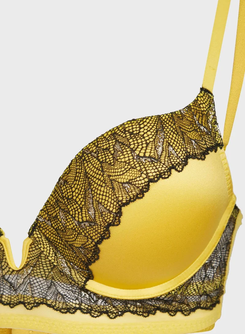 La Senza Double Push Up Plunge Bra