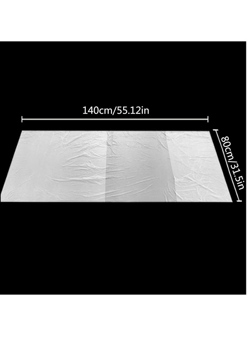 Oasisgalore 100pcs 140x80cm Transparent Car Plastic Seat Covers ,Disposable Vehicle Seat Dustproof Covers, Car Accessories  - Image 3