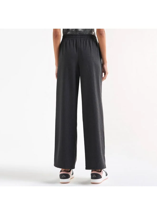 Splash FAV Wide Leg Joggers with Elasticated Waistband and Pockets