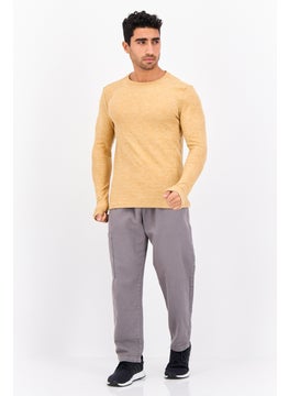 Avalanche Men Sportswear Fit Long Sleeve Training Sweatshirt, Tan  - Image 4