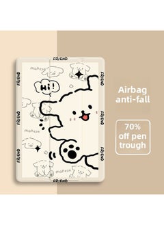 Generic 2024 Matepad11 Triple Fold 11.5s Protective Cover Air Transparent V8 Airbag Pro10.89 Flat X8pro-Color:[ 70% Off Pen Slot-Kick Puppy]-Applicable Models:Matepad 11.5"S ( 11.5inch )  - Image 3