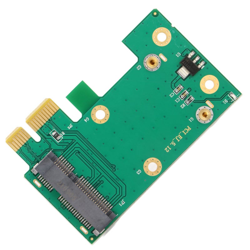 Mini PCIE to PCIE Adapter: PCB Material Lightweight Portable - Plug and Play Stable Performance Net Card Adapter for Desktop Computer - Image 2