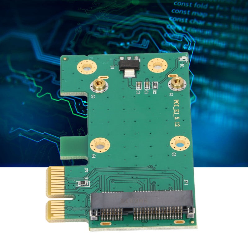 Mini PCIE to PCIE Adapter: PCB Material Lightweight Portable - Plug and Play Stable Performance Net Card Adapter for Desktop Computer - Image 5