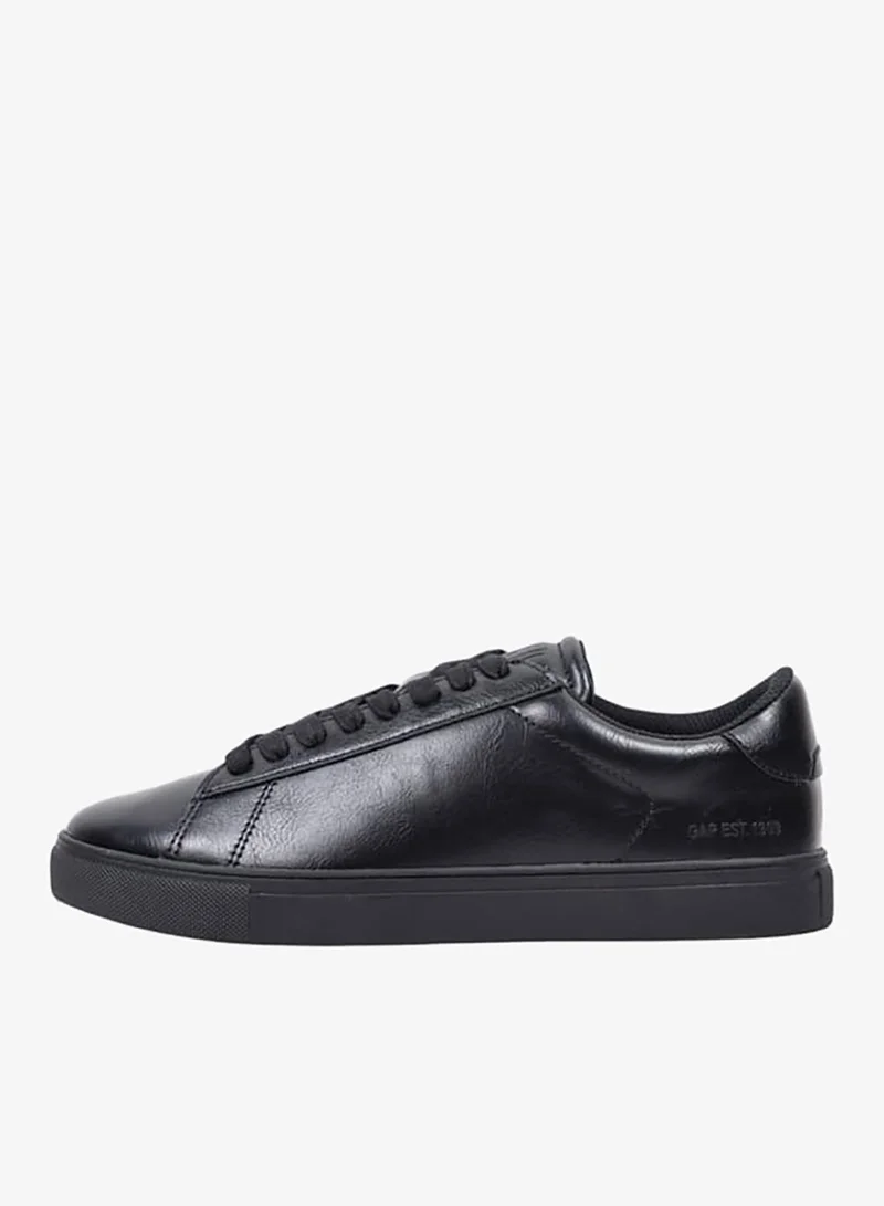 GAP Women's Panelled Sneakers with Lace-Up Closure - MEMPHIS