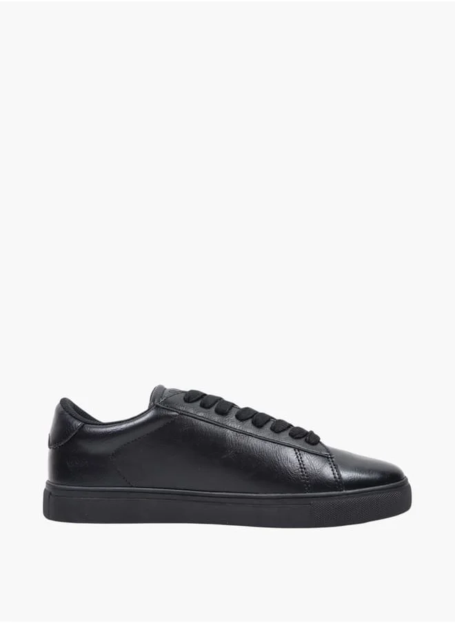 GAP Women's Panelled Sneakers with Lace-Up Closure - MEMPHIS