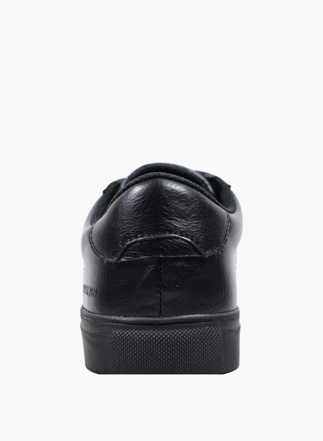GAP Women's Panelled Sneakers with Lace-Up Closure - MEMPHIS
