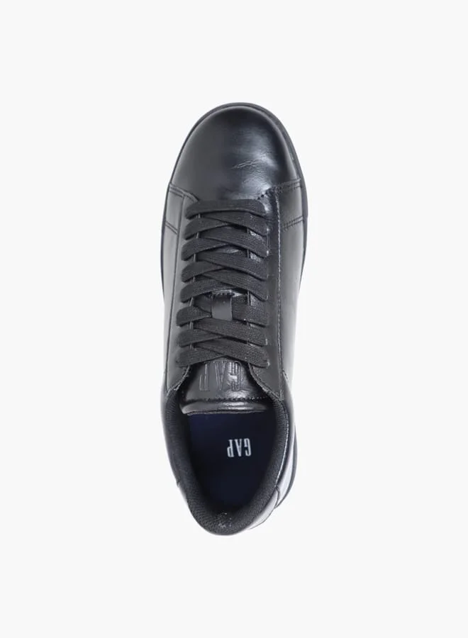 GAP Women's Panelled Sneakers with Lace-Up Closure - MEMPHIS