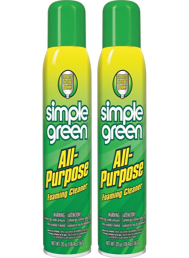Simple Green All-Purpose Foaming Aerosol Cleaner, All-Purpose Cleaning and Degreasing, 20 Oz (Pack of 2) - Image 1