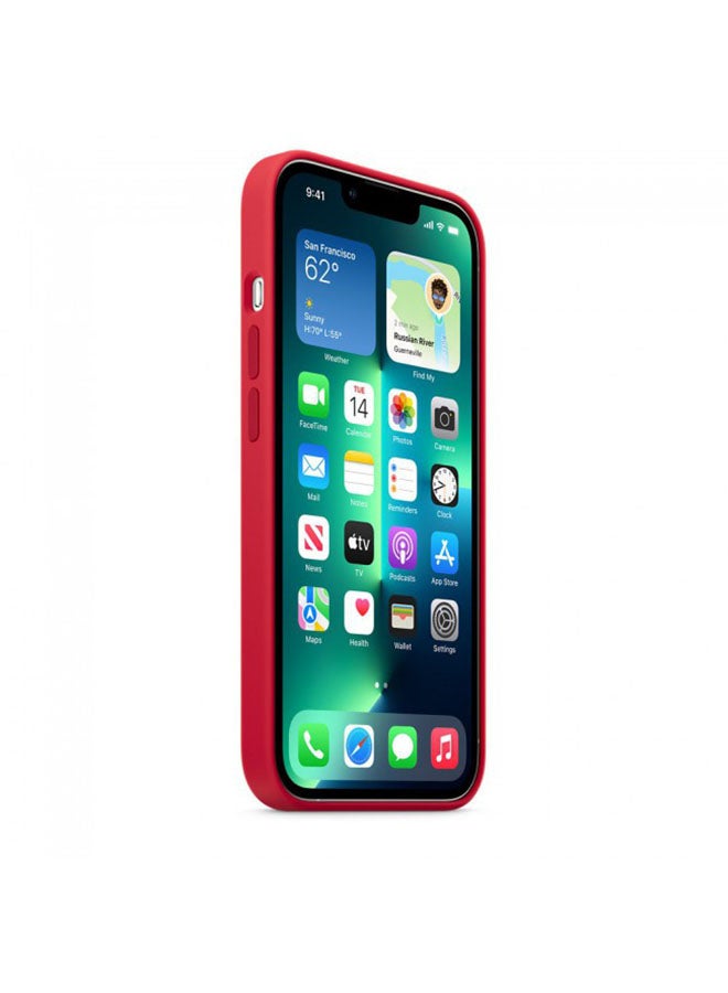 Loquat Protective Silicone Case Cover For iPhone 13 Mini (5.4 inch) Red - Image 3