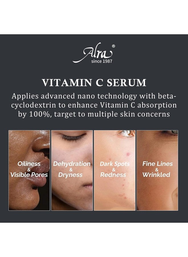 ALRA Vitamin C Serum, Facial Serum for Fine Lines, Dark Spots, Sign of Aging, Uneven Skin Tone, Hydrating Serum for Sensitive Skin, 1 fl oz / 30ml - Image 3