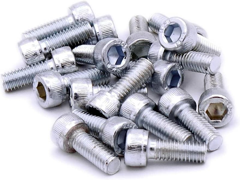 Steel Hex Socket Head Screws, M6x16mm, 20pcs