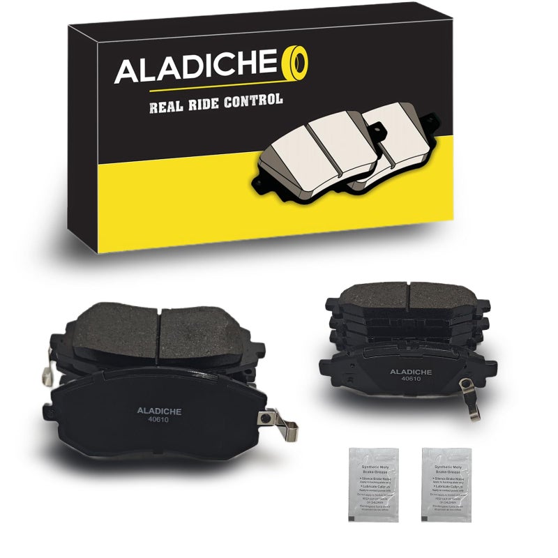ALADICHE upgrade Front Rear Ceramic Disc Brake Pads Set Compatible with 20092013 Subaru Forester20082011 Subaru Impreza20052013 Subaru Legacy20052013 Subaru Outback ALD025