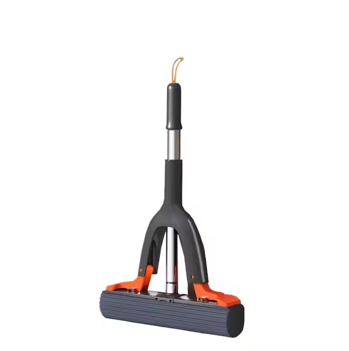 Stavae Stavae Sponge mop with Squeezer Wash Free Portable Self Squeeze Short Mini Mop Portable Mini Mopfor Bathroom Kitchen Desktop Glass and Car Window - Image 1