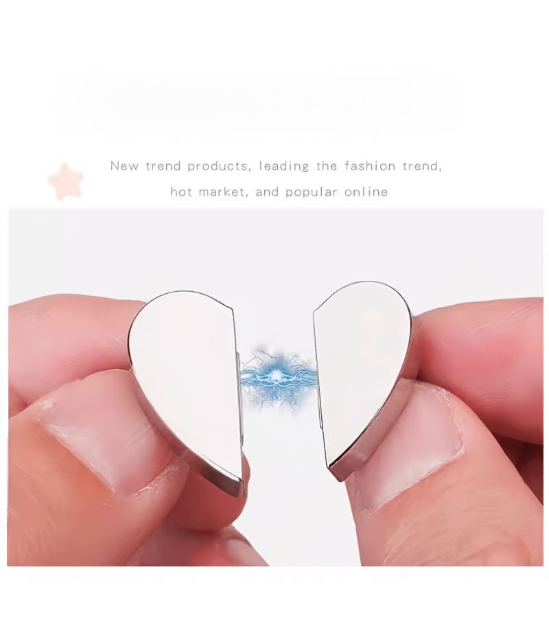 16 Pcs Heart Shaped Magnetic Shower Curtain Hooks With Detachable Snap On Design Suitable For Bathroom Hotel Privacy Protection Curtain Hooks Seam Sealing Wall Stickers And Door Stickers - Image 4