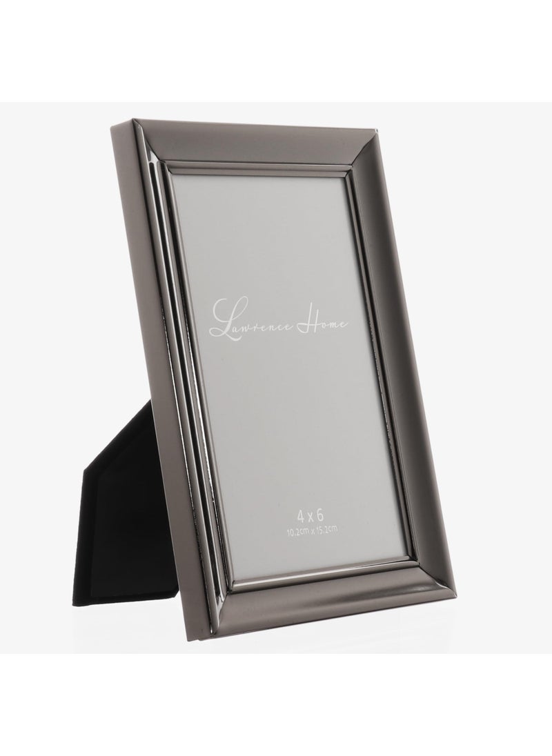 Lawrence Frames Lawrence Frames Strata Metal Picture Frame  4x6  Black Smoke  - Image 2