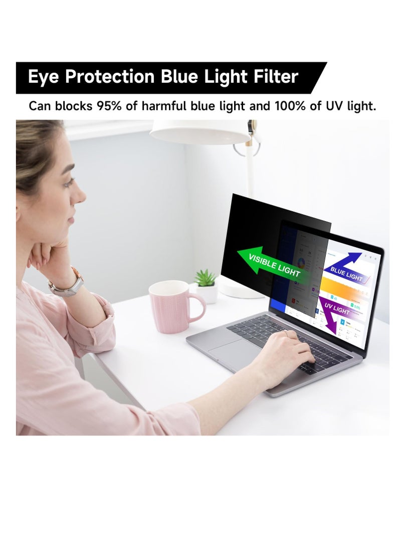 16 Inch 16:10 Laptop Privacy Screen Protector, Anti Peeping and Anti Glare Laptop Privacy Shield, Reduce Eye Strain & Eye Protection Compatible with HP/DELL/Asus/Acer/Sony/Samsung/Lenovo/Toshiba laptops  - Image 4