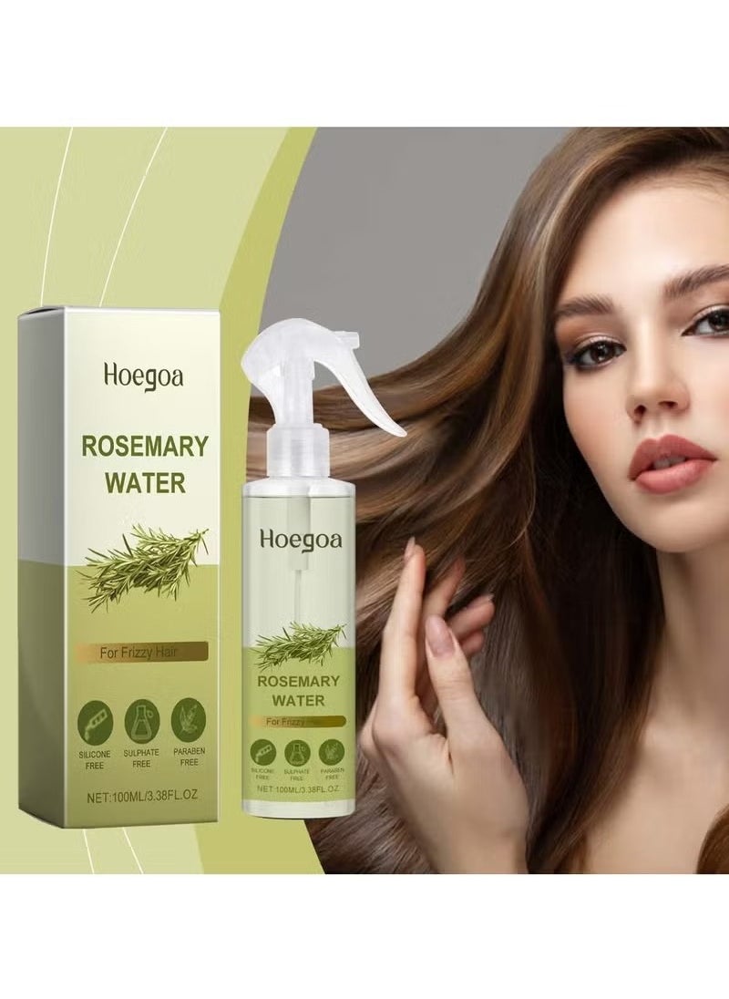 HOEGOA - Rosemary Water Spray For Hair Growth (100 ml) | Hair Spray for Regrowth | Rosemary Hair Mist | Adds Shine | Helps Reduce Hairfall | Strengthens Hair | Suitable For All Hair Types - Image 1