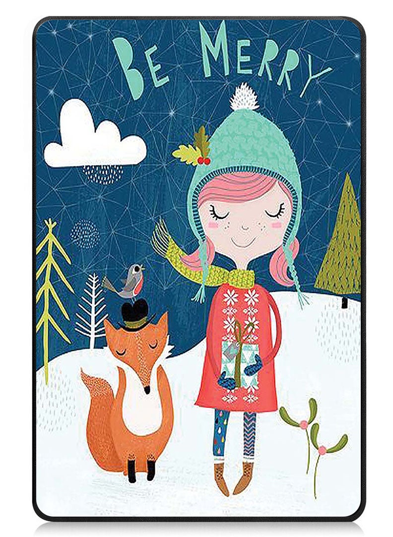 Theodor Protective Flip Case For Realme Pad 2 With Trifold Stand Auto Wake Sleep Shockproof Cover Be Merry - Image 1