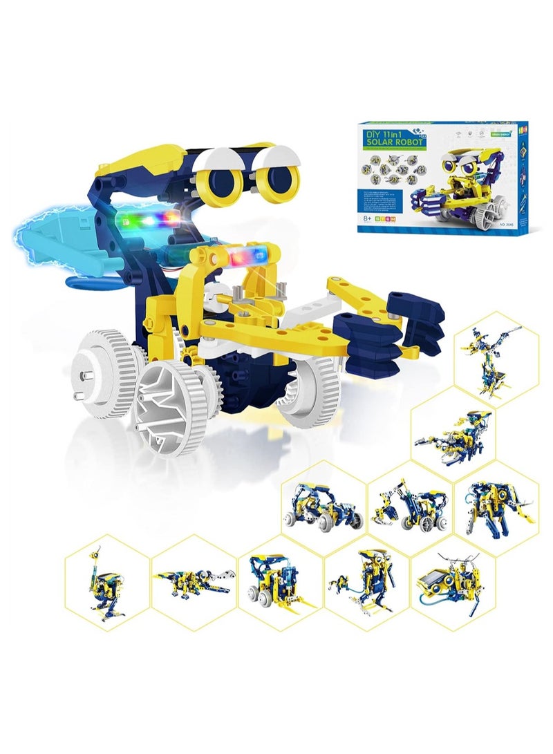 KASTWAVE STEM Projects for Kids Ages 8-12 Solor Robot Kits with Unique LED Light Educational Building Toys Science Experiment Kit Gift for Boys 8-12 Years Old - Image 1
