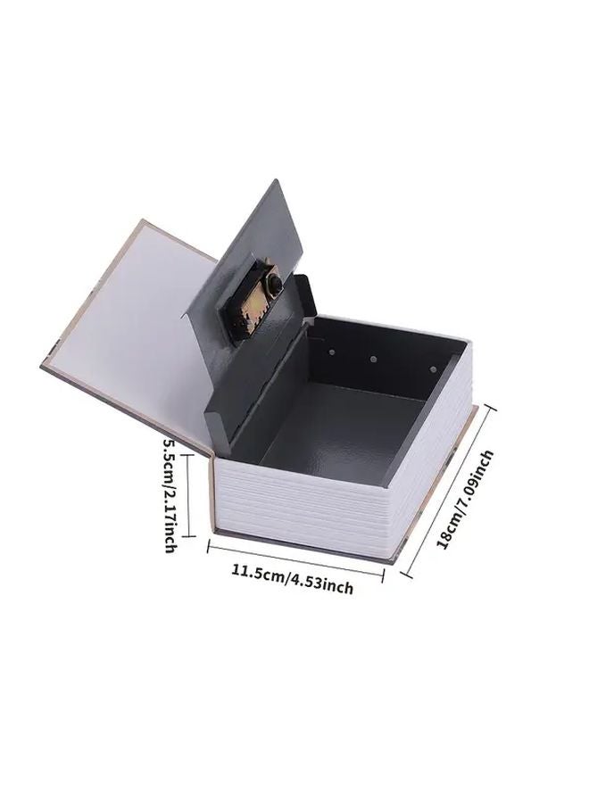 Pisa Color Book Style Password Lock Safe Metal Storage For Cash Documents Travel - Image 5