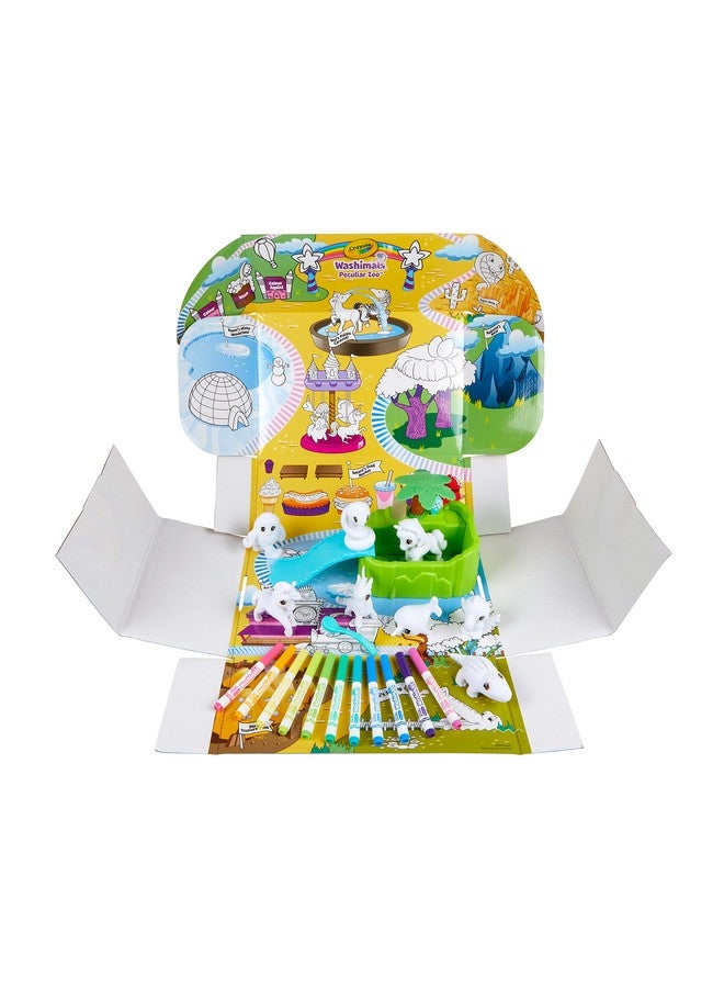 CRAYOLA 74-7430-E-000 Washimals Peculiar Zoo Playset - Image 1