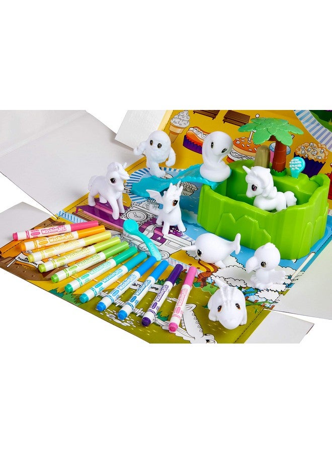 CRAYOLA 74-7430-E-000 Washimals Peculiar Zoo Playset - Image 2