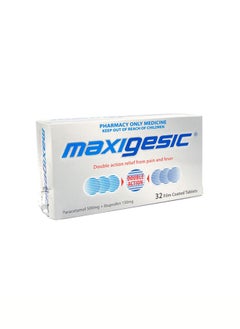 MAXIGESIC Tablets Pain Killer 32 Count 