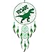 Amyhill Amyhill Dinosaur Dream Catcher Kit for Kids Dino Feather Dreamcatcher Dinosaur Wall Hanging Decor with Triple Ring DIY - Image 2