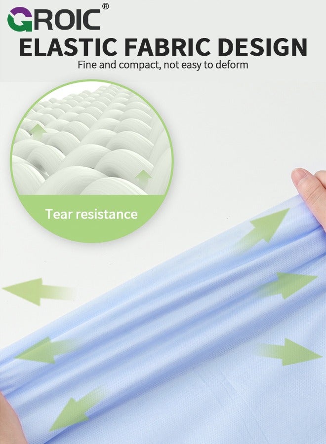 جرويك Disposable Bed Sheets with Flat Sheet,Quilt Cover,and 2 pillow cases,Disposable Fitted Sheets Travel Bedding Cover for Hotel, Disposable Travel Sheet with Quilt Cover and Pillowcase for Travel - Image 5