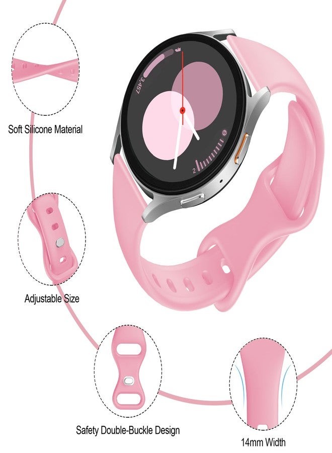 Tiorecime 20 Pack Slim Bands Compatible with Samsung Galaxy Watch 7 6 5 4 FE 40mm 44mm/6 4 Classic 43mm 47mm 42mm 46mm/5 Pro 45mm/Active 2 Band, 20mm Soft Silicone Narrow Thin Strap for Women Men - Image 2