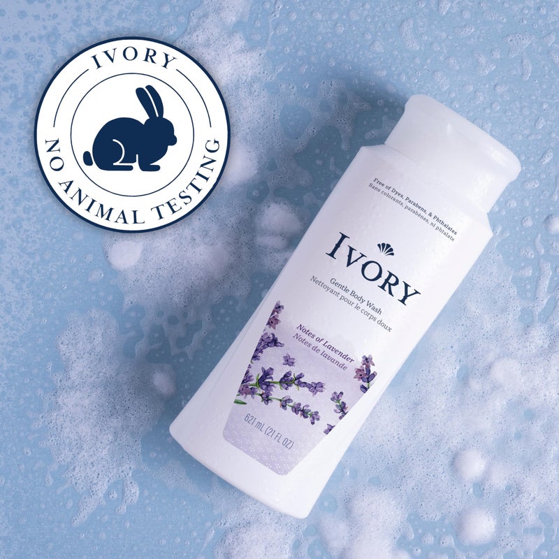 Ivory Lavender Body Wash, 21 Ounce - Image 4