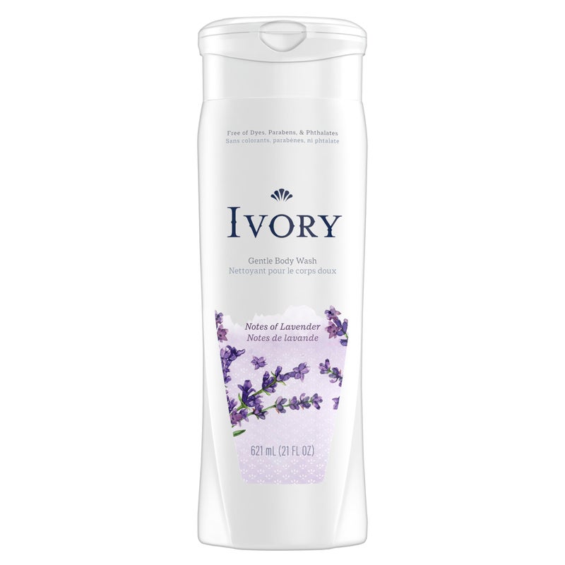 Ivory Lavender Body Wash, 21 Ounce - Image 1