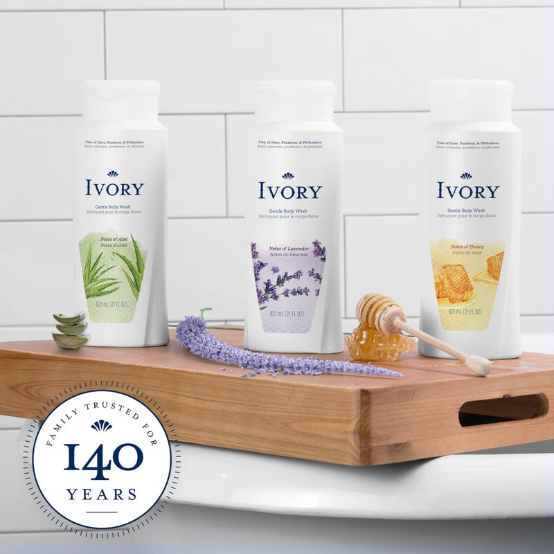 Ivory Lavender Body Wash, 21 Ounce - Image 5
