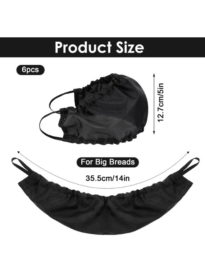 6Pcs Adjustable Beard Bonnet for Men, Reusable Beard Net Bib, Professional Beard Cover for Food Service, Ideal Gift for Fathers - Image 2