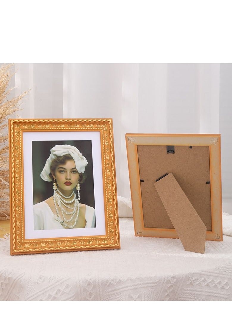 15x20CM Vintage Gold - Rimmed Photo Frames 2 Packs  - Image 2
