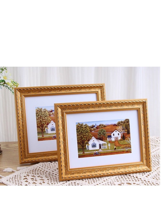 15x20CM Vintage Gold - Rimmed Photo Frames 2 Packs  - Image 3