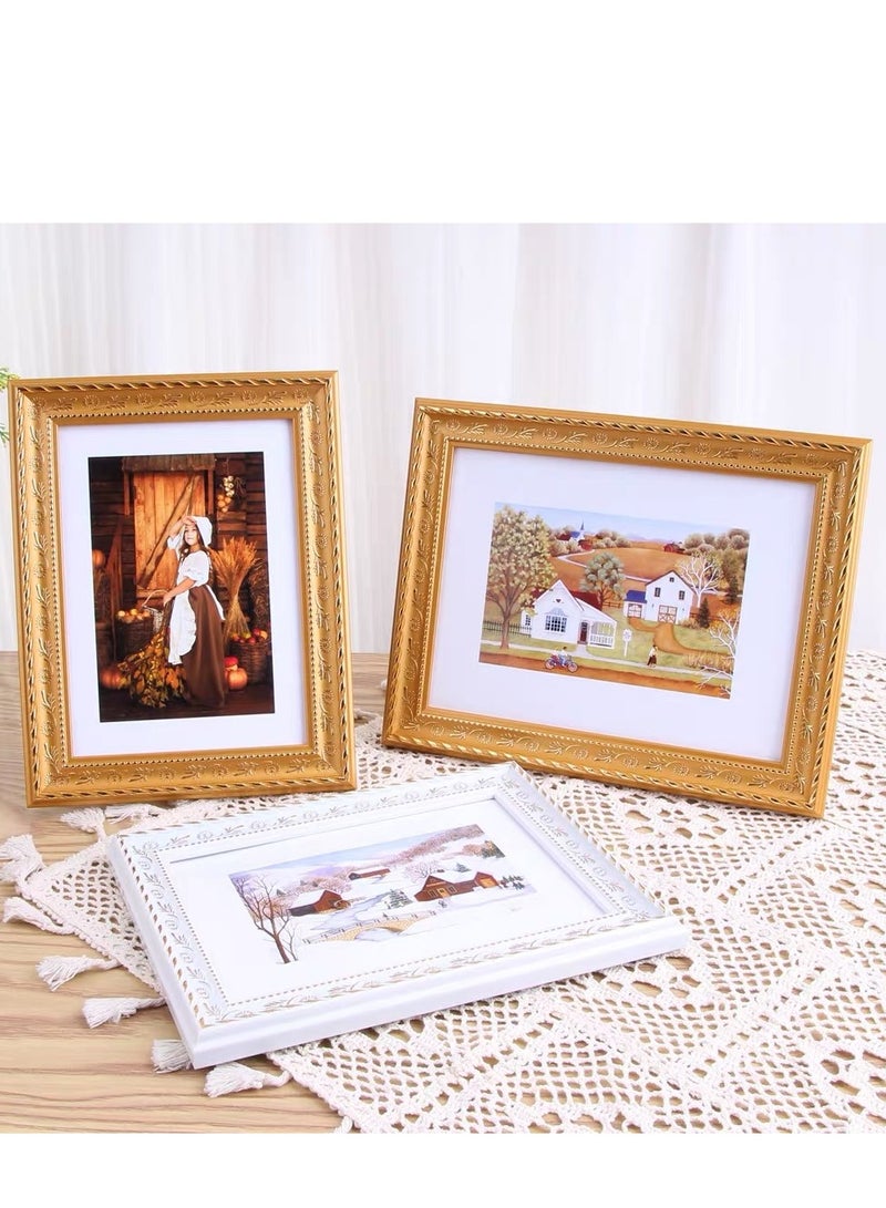 15x20CM Vintage Gold - Rimmed Photo Frames 2 Packs  - Image 5