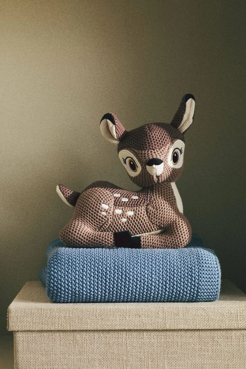 اتش اند ام بطانية خفيفة من القطن المحبوك