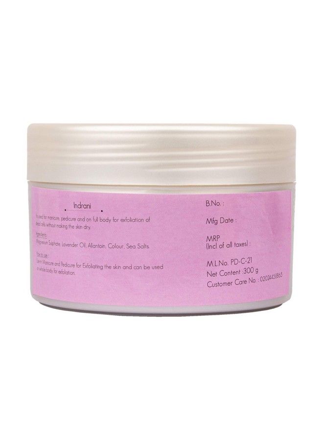 Indrani Cosmetics إندرانى لافندر ملح الحمام 300G للاسترخاء وتعزيز ليلة نوم جيدة - Image 2