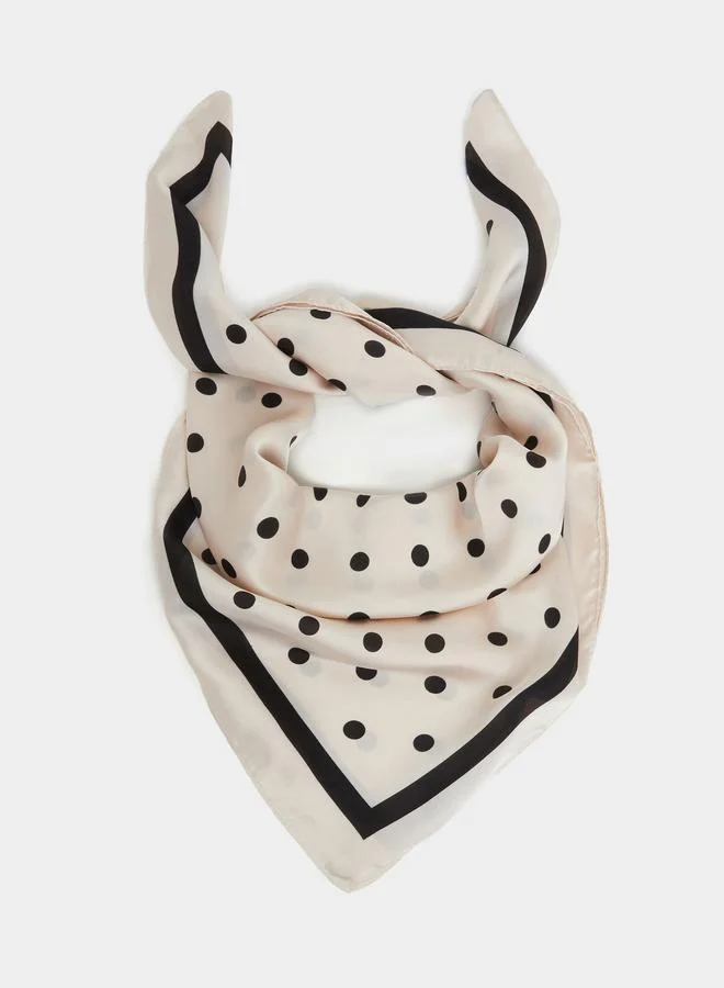 Polka Dot Neck Scarf