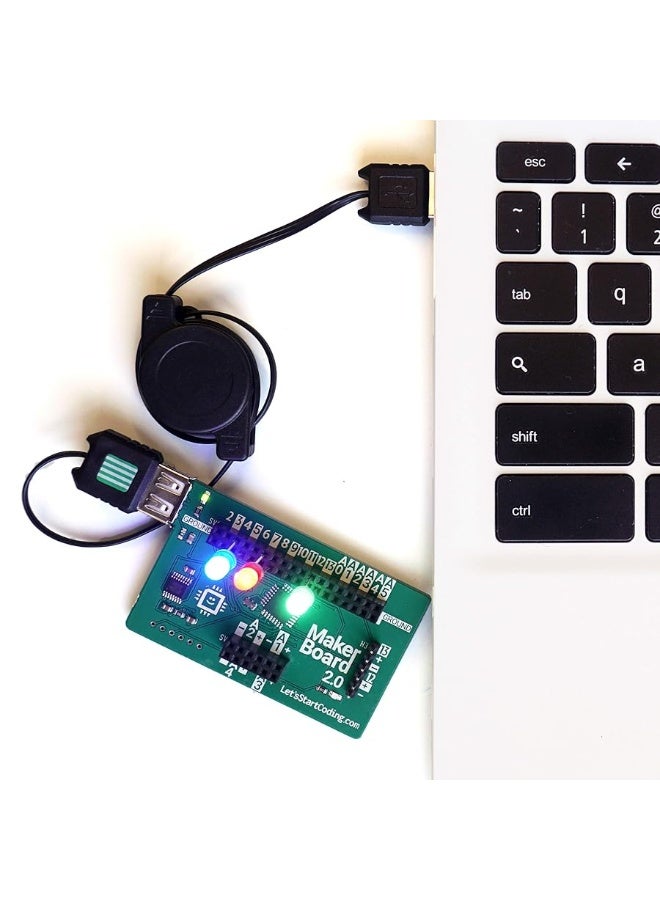 Let's Start Coding Base Kit Computer Coding Game for Kids 8-12+ and Teens to Learn Code & Electronics. Great STEM Gift for Boys & Girls for Real C++ Coding with Over 60 Projects Included.  - Image 1