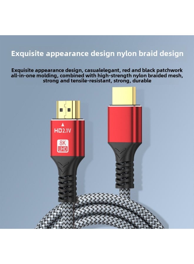 Hdmi8k Hd Line 2.1 Version Display Screen TV Computer Projector And Set-top Box Cable Hdmi Cable-Color:With Paper Box-Line Length:1.5m - Image 5