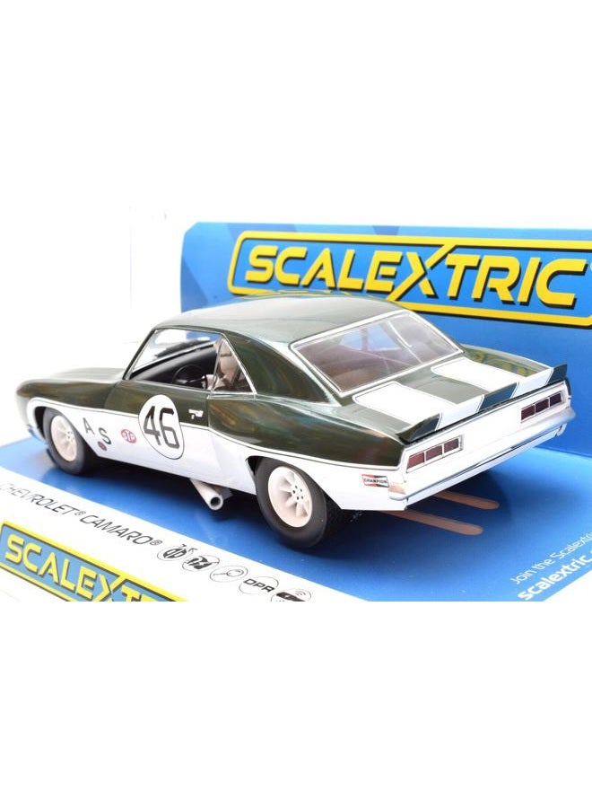 Scalextric 1969 Chevrolet Camaro Trans-Am #46 1:32 Analog Slot Race Car C4452 - Image 3
