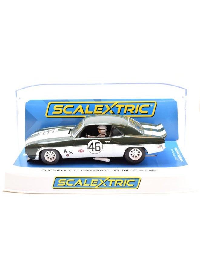 Scalextric 1969 Chevrolet Camaro Trans-Am #46 1:32 Analog Slot Race Car C4452 - Image 1