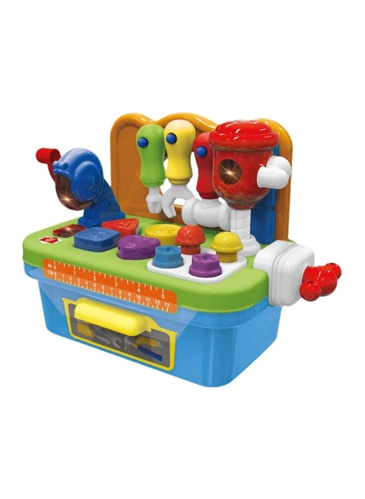 بريميم مجموعة أدوات عمل للأطفال – لعبة تعليمية تفاعلية للأطفال باللون الأزرق والأخضر والأحمر - Image 1