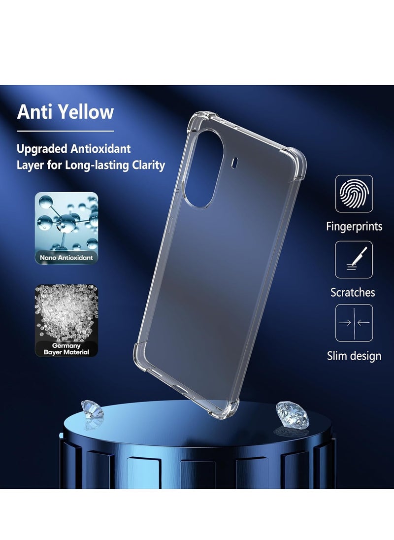 Houmt Xiaomi Poco X7 Pro 5G Case Cover Silicone Gel Rubber Crystal Clear Protective Case with Reinforced Corners camera Protection Cover For Xiaomi Poco X7 Pro 5G  - Image 5