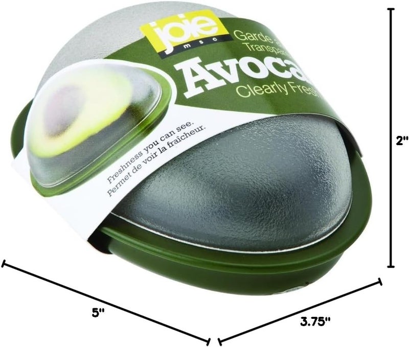 joie Fresh Pod Avocado Storage Container with Clear Snap-On Lid, Keeps Leftover Half Flavorful and Firm in Fridge, Reusable Kitchen Gadget, BPA Free, Dishwasher Safe - Image 4