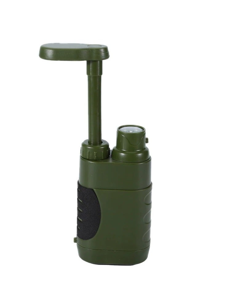 general فلتر مياه يدوي محمول، فلتر مياه للتخييم بسعة 100000 جالون، نظام فلتر مياه ثلاثي المراحل للتخييم للعائلة في الهواء الطلق، للطوارئ - Image 3