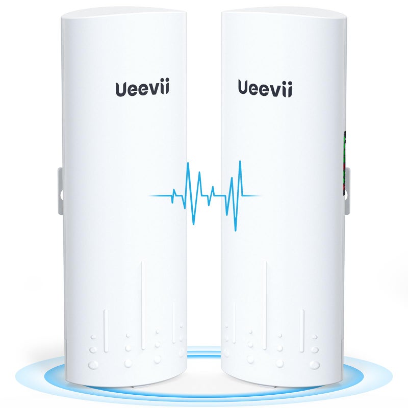 UeeVii Wireless Bridge, UeeVii CPE820 5.8G Point to Point for Starlink WiFi Extender Signal Booster with 16dBi Antenna, Long Range Up to 3KM, Plug and Play,24~48V PoE, IP65 Waterproof for Barn Shop,2-Pack - Image 1